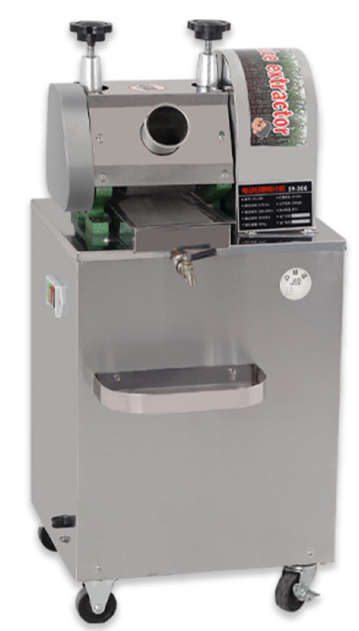 Electric freestanding sugar cane juicer