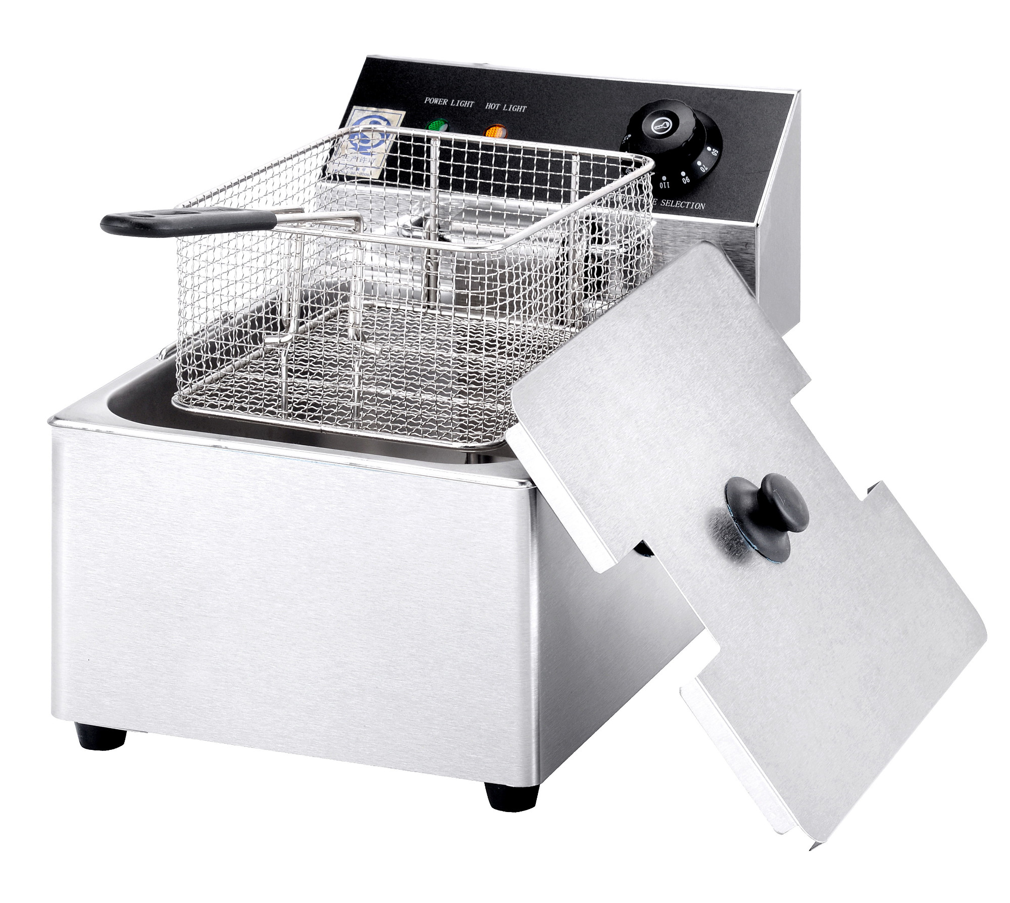 Electric fryer, single tank, 4–6 L