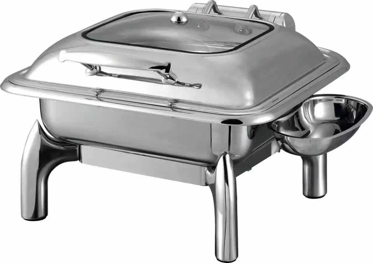 Square hydraulic chafing dish