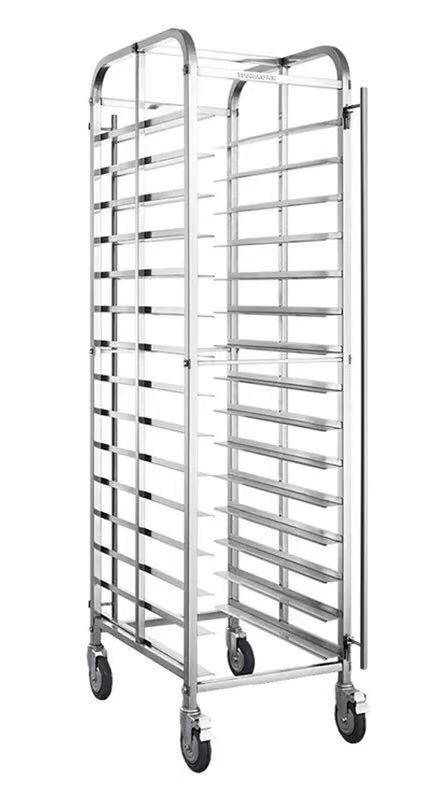 Stainless steel cake trolley, 15 layers