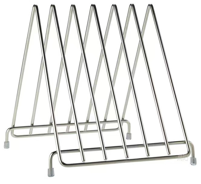 Stainless steel cutting board rack