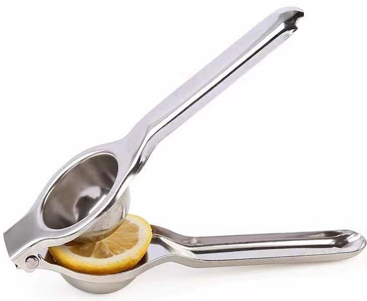 Stainless steel lemon squeezer