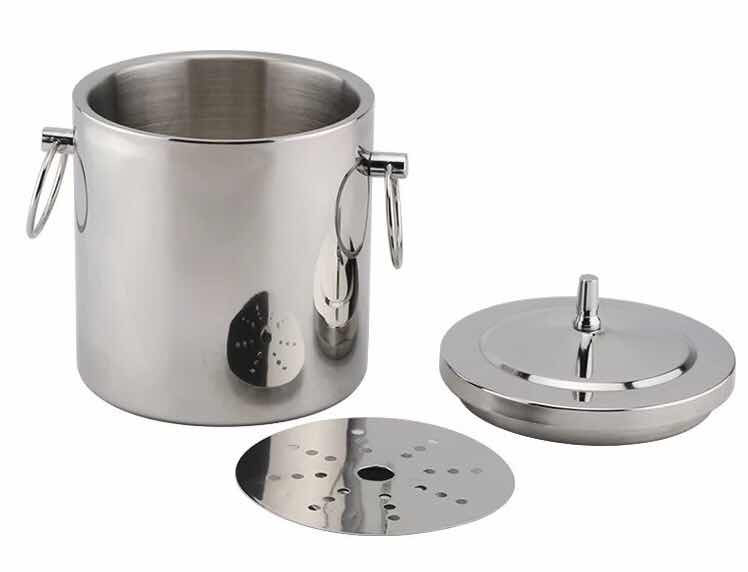 Thickened stainless steel ice bucket