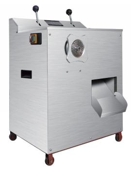 Vertical meat mincer and cutter