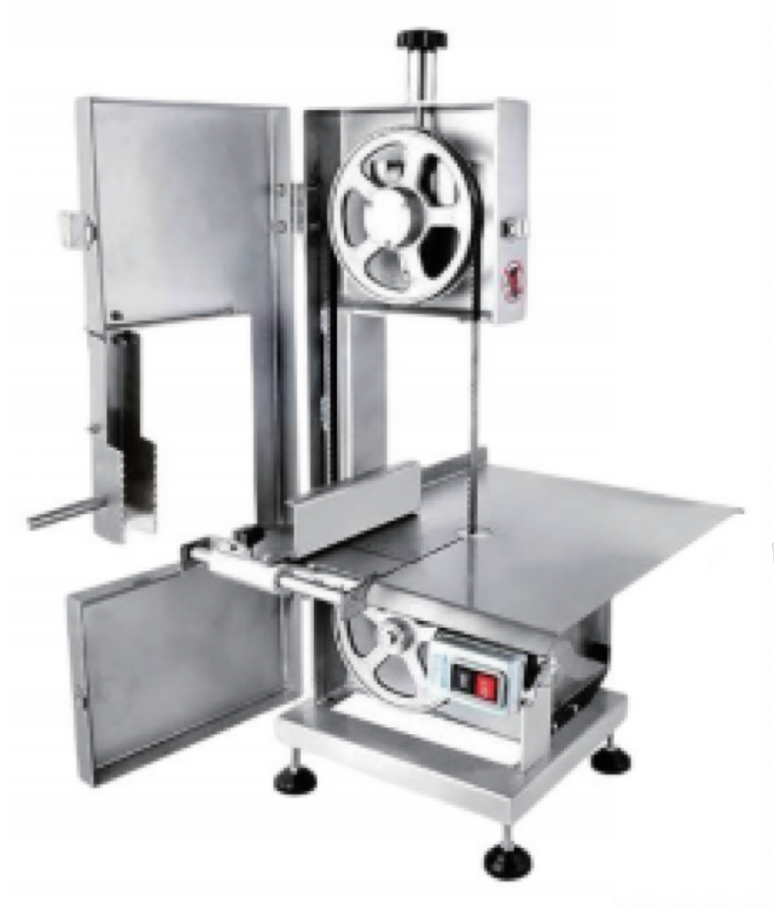 Bone saw machine, doors open