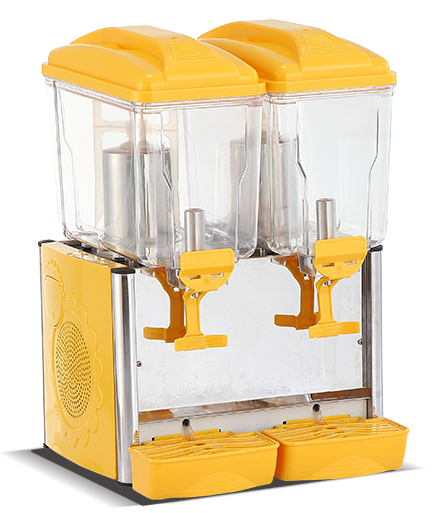 Electric cold drink machine, 2 tanks, 18 L each