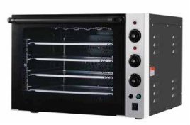 Electric convection oven, 4 trays, dial controls
