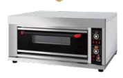 Electric deck oven, 1 deck, 2 trays