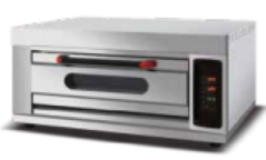 Electric deck oven, 1 deck, 2 trays, digital control