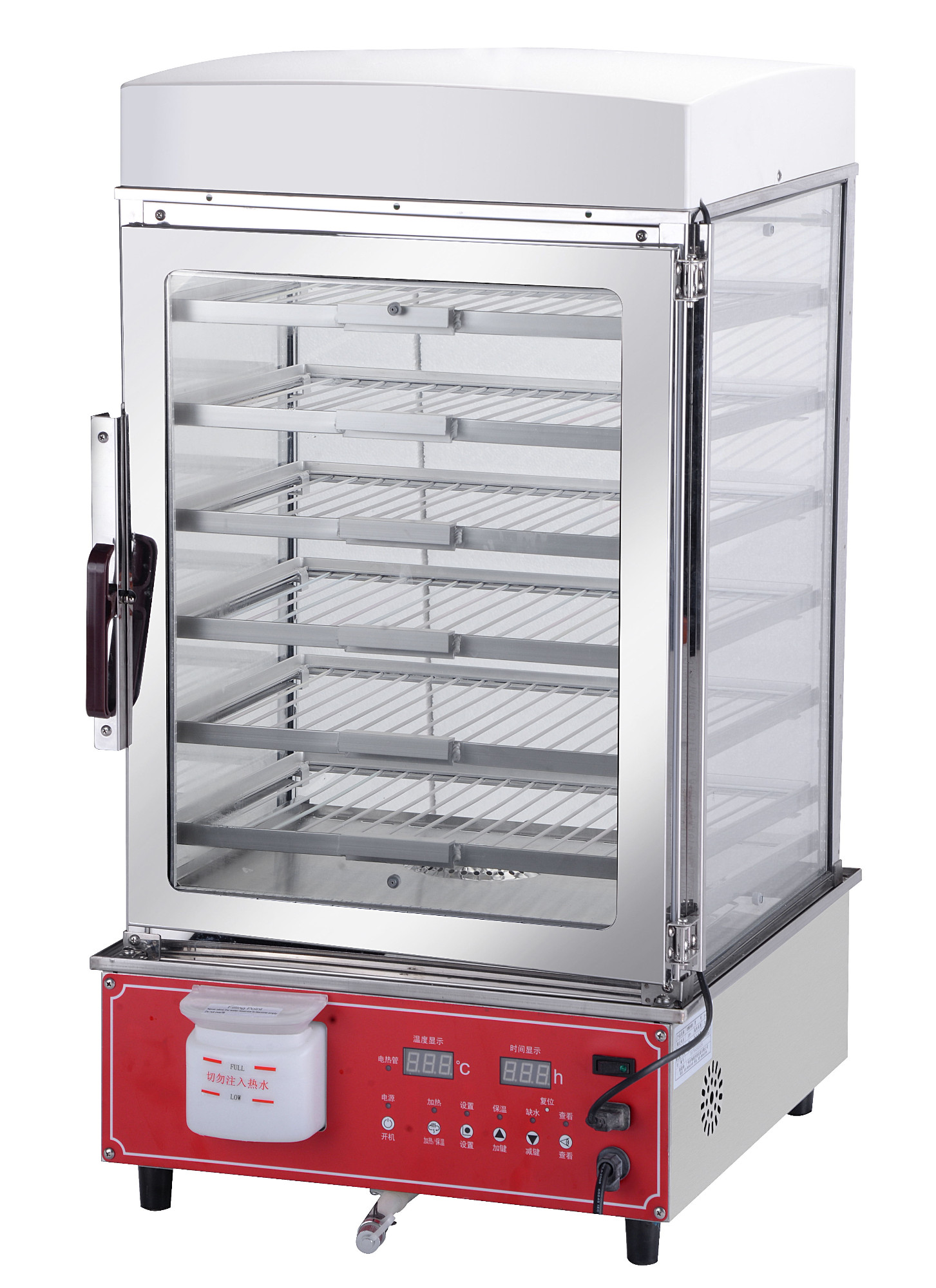 Electric dim sum warmer cabinet