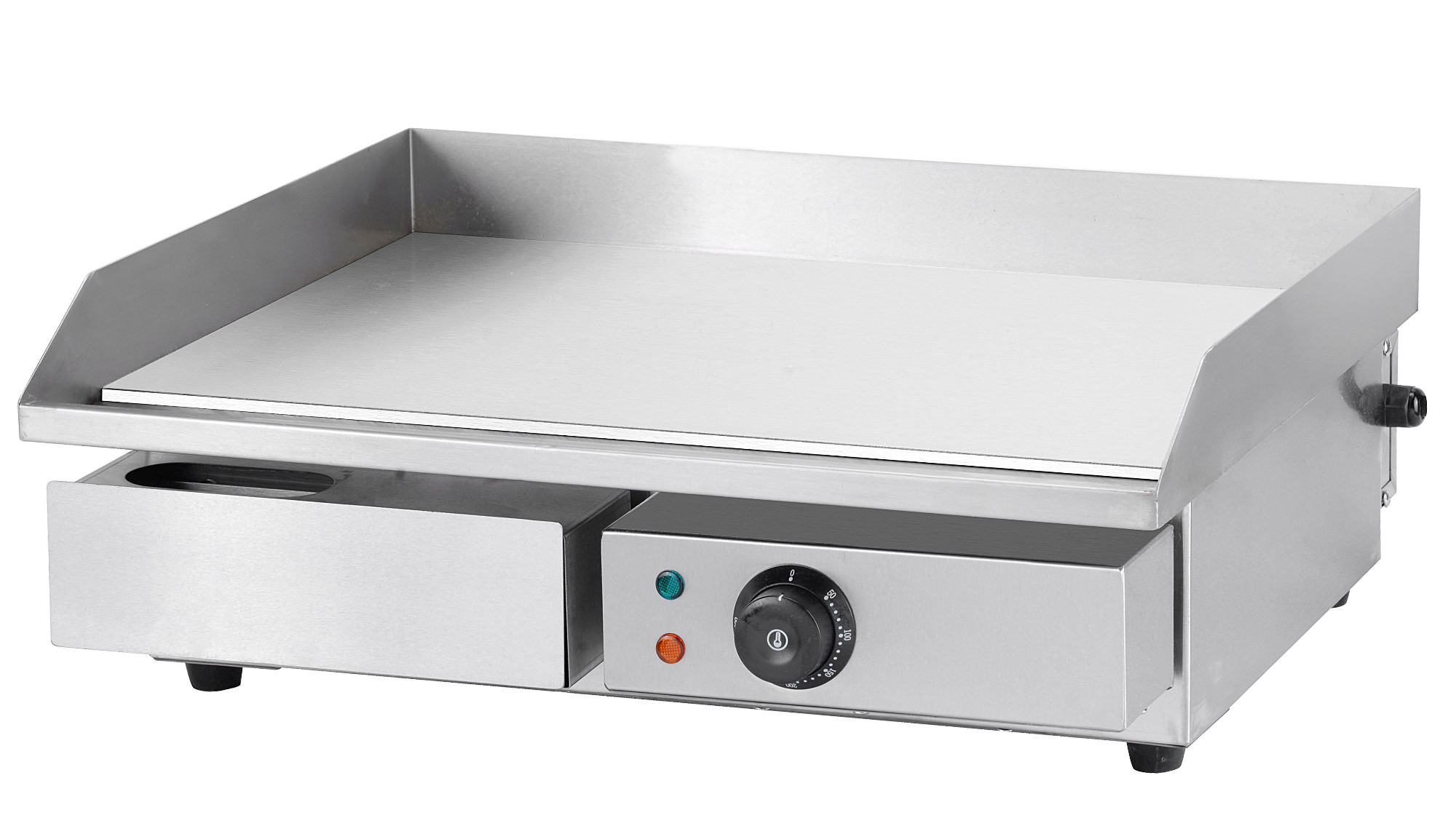 Electric flat griddle, 550 mm
