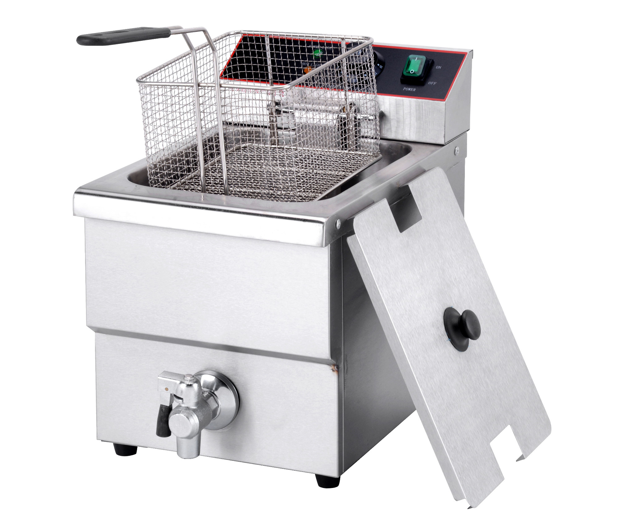 Electric fryer, single tank, 13–16 L