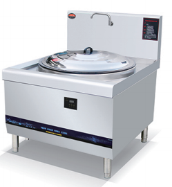 Electric iron wok, 25–220 L, with digital control