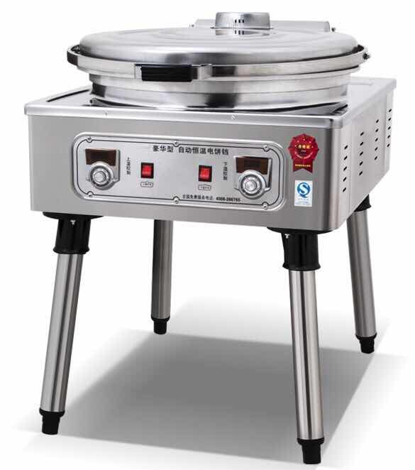 Electric pancake and pie machine, round