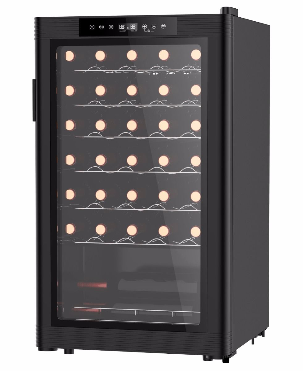 Electronic wine cabinet, 28 bottles