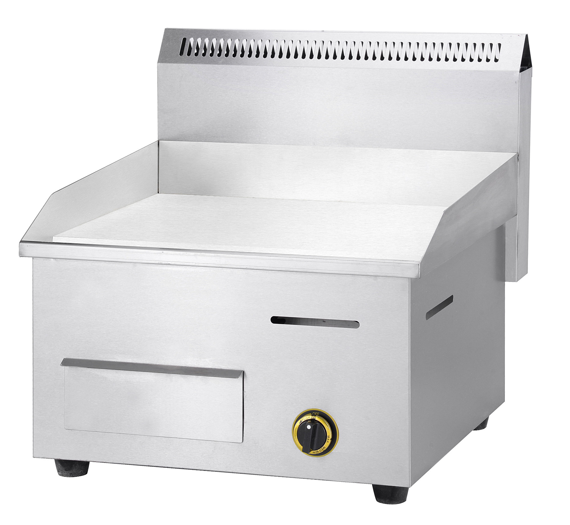 Gas flat griddle, 550 mm
