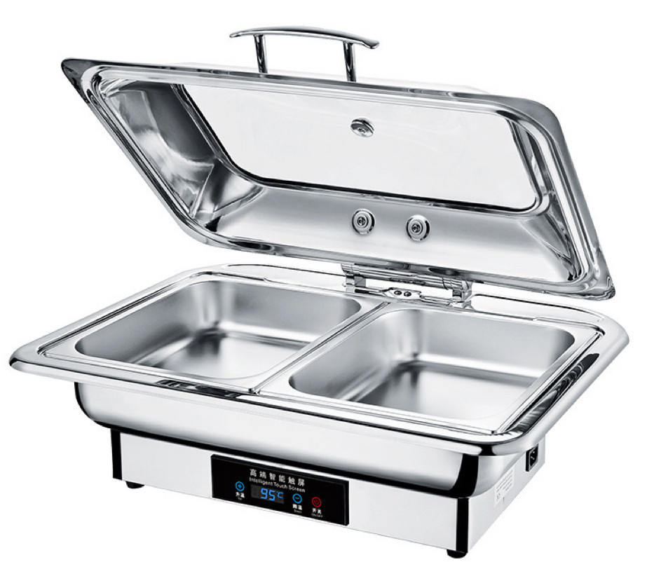 Induction chafing dish with digital control