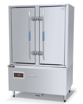 Induction steam cabinet, 2 doors, 24 layers