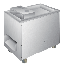 Meat cutting machine, vertical or horizontal, horizontal version