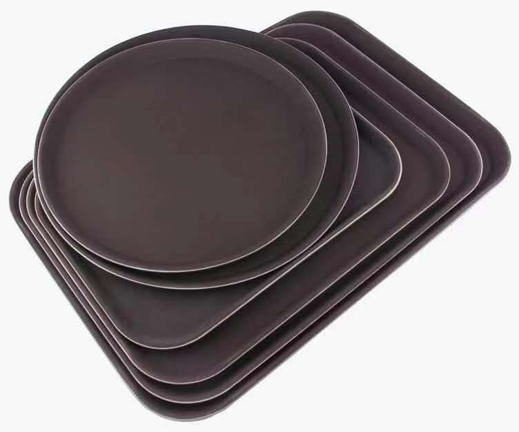 Non-slip service tray