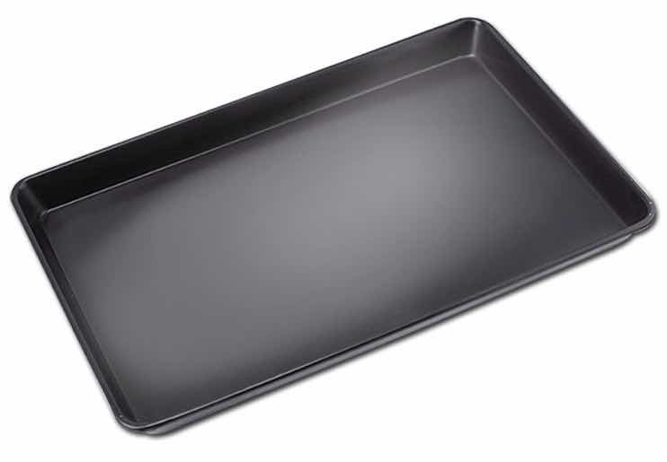 Non-stick aluminium baking tray, thickened, 400 × 600 mm
