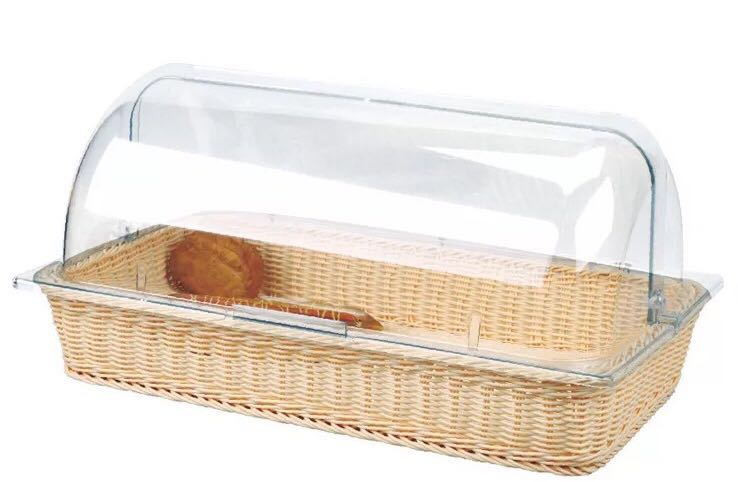 Rectangular imitation rattan bread basket