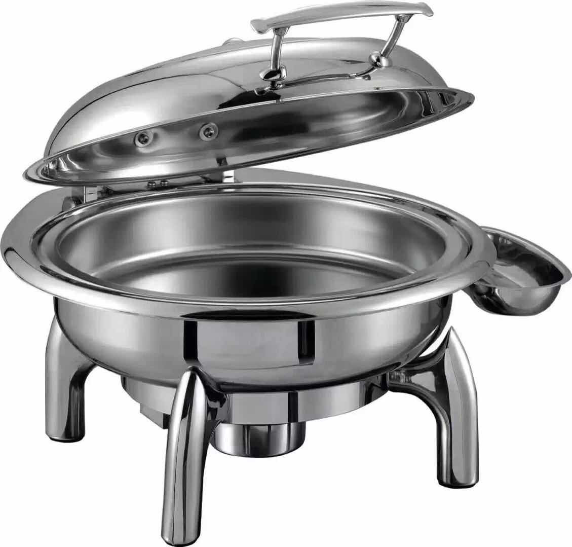Round hydraulic chafing dish