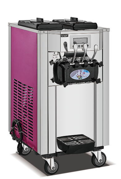 Soft serve ice cream machine, 20–26 L/h