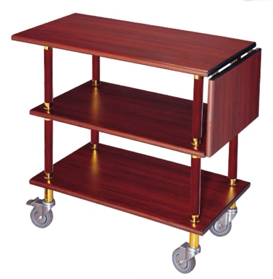 Solid wood room delivery trolley