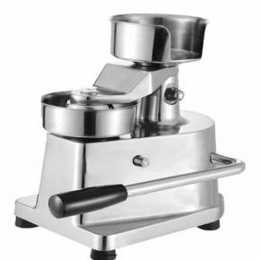 Stainless steel burger press