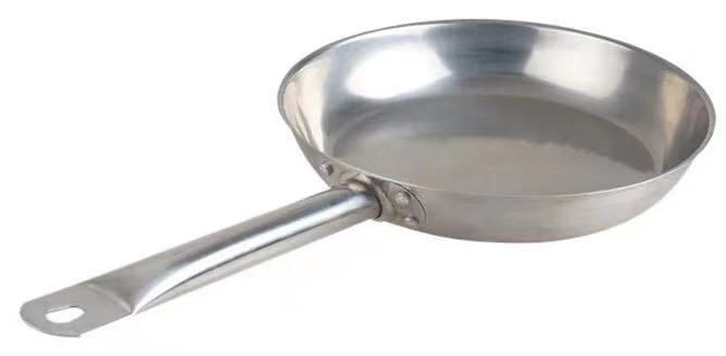 Stainless steel frying pan