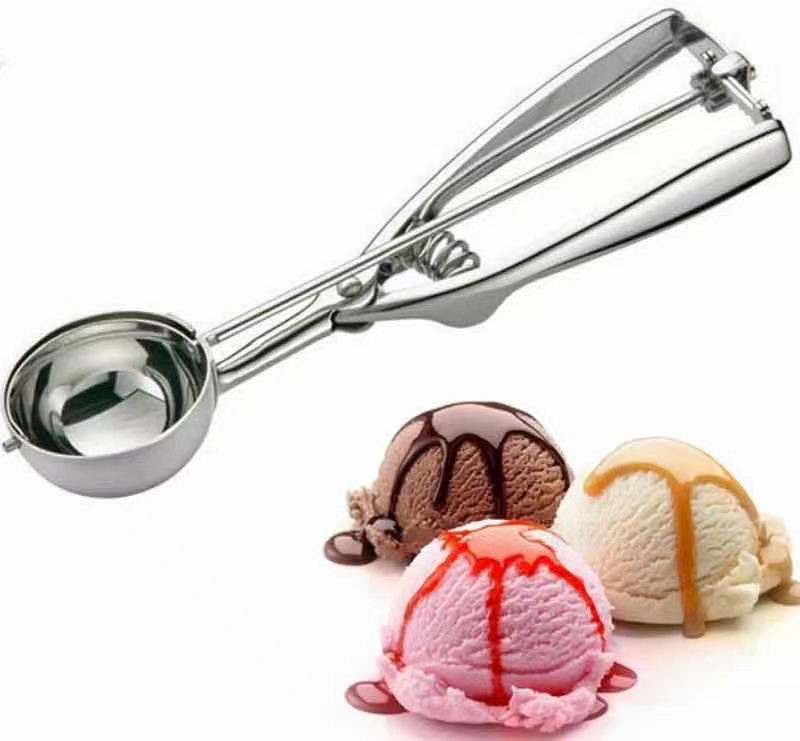 Stainless steel ice cream scoop