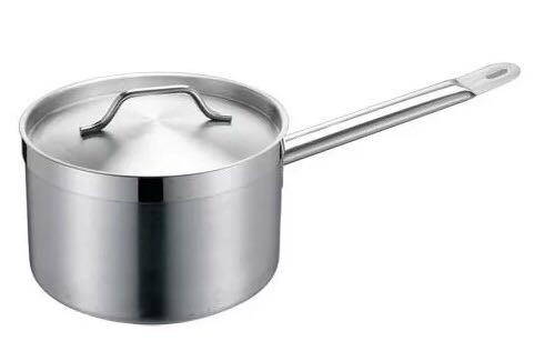 Stainless steel long-handle sauce pot