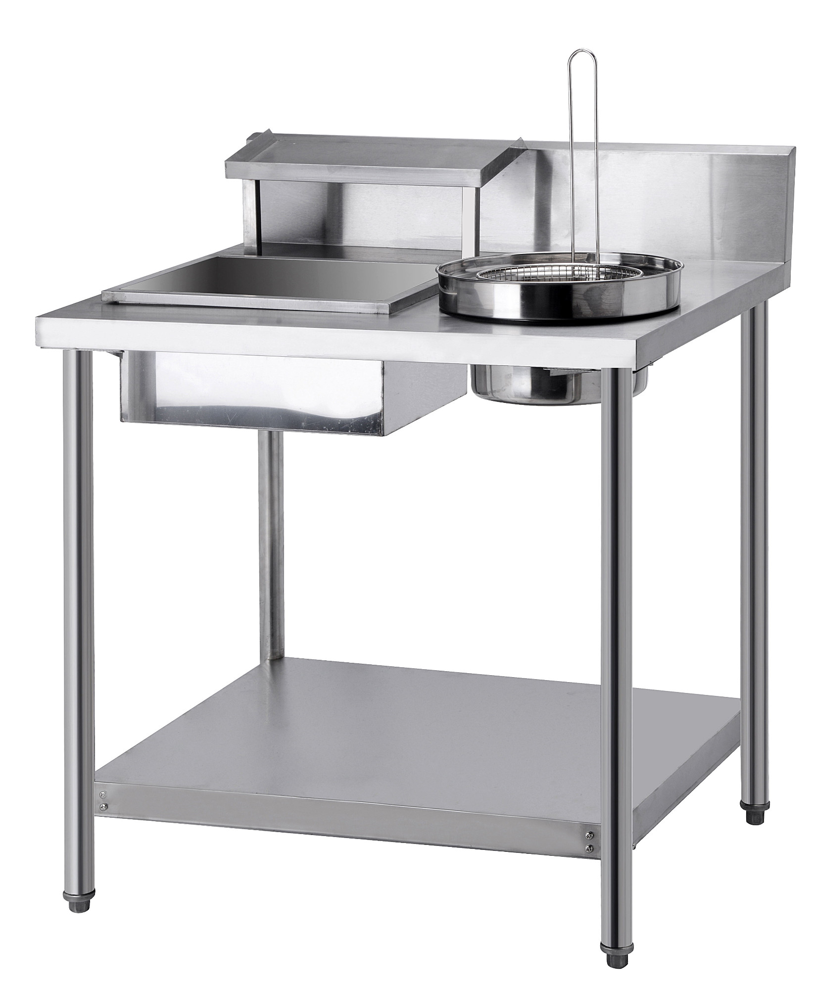 Stainless steel manual coating table