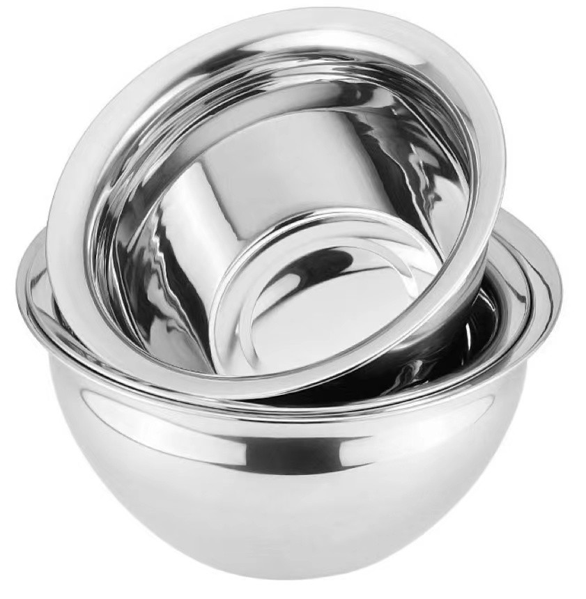 Stainless steel mixing bowl