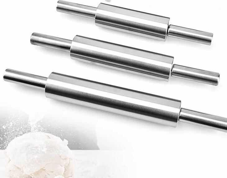 Stainless steel rolling pin