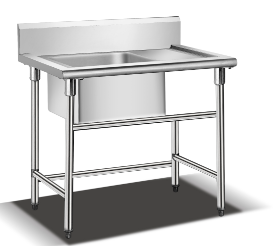 Stainless steel single sink