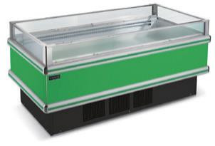 Supermarket island display freezer, 1460 W