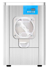 Tabletop hard ice cream machine, 12–16 L/h, front view
