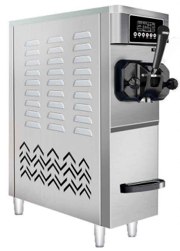 Tabletop soft serve ice cream machine, 12 L/h, side view