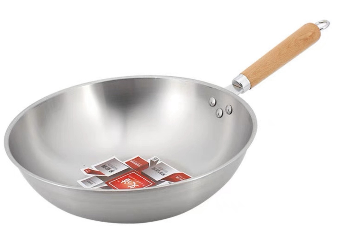 Thickened stainless steel wok