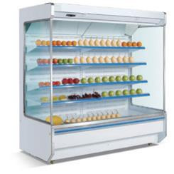 Upright open display chiller, split unit