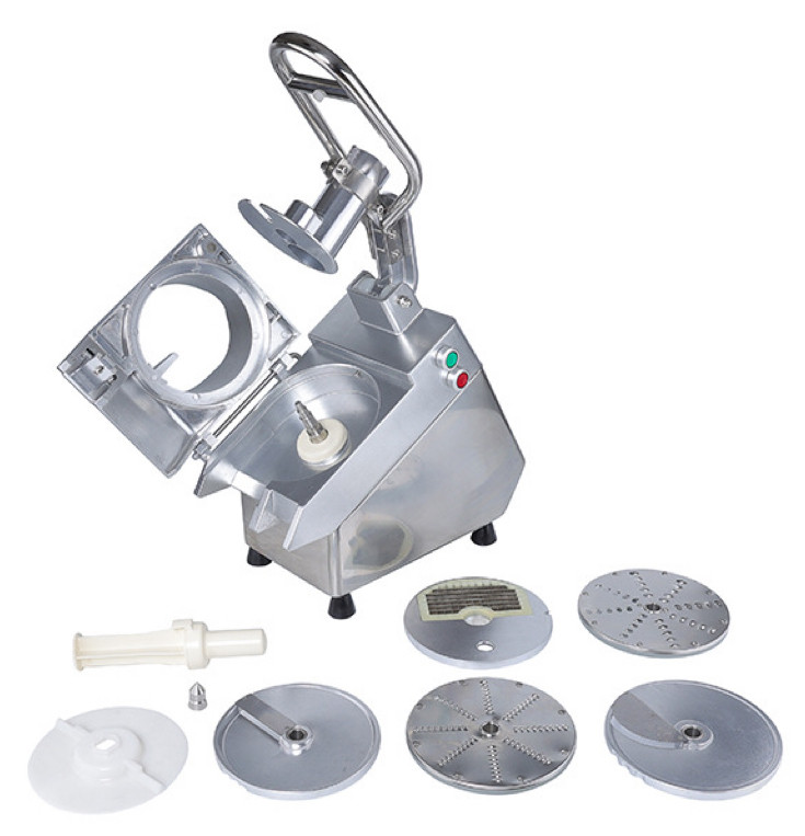 Vegetable cutter machine, with cutting discs